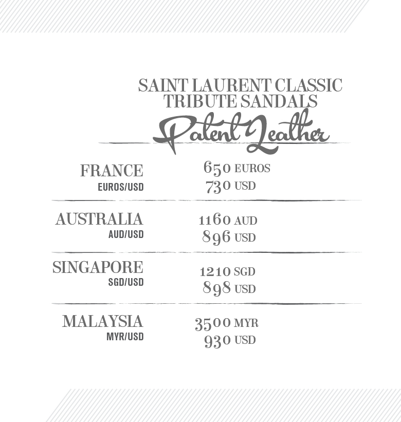 Saint Laurent Classic Tribute Sandals