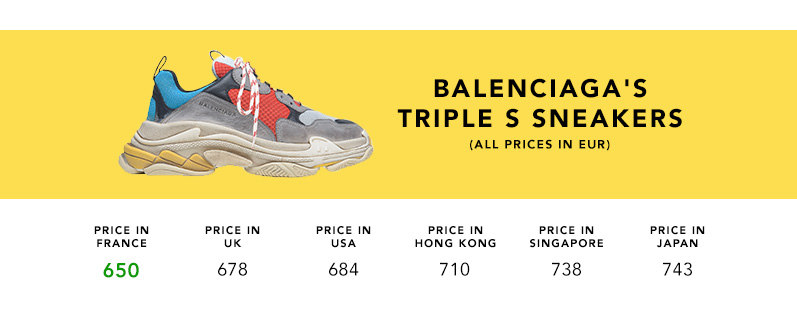 balenciaga sneakers price uk