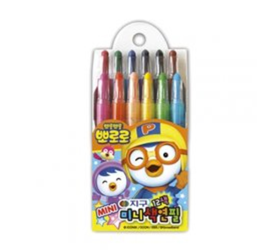 Pororo 12 pack crayons mini size