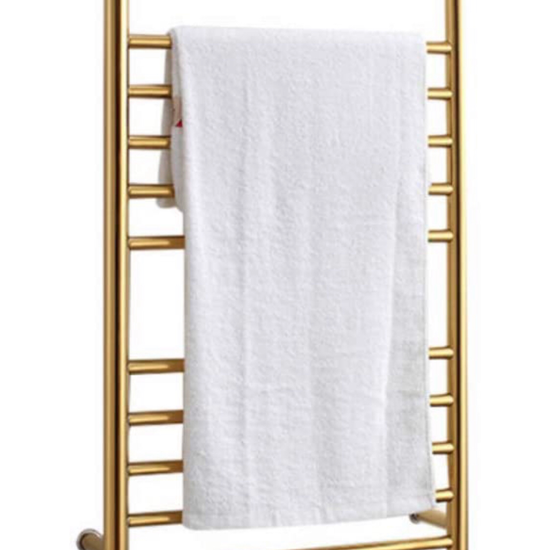Electric Gold Luxury Wall-Mounted Heated Towel Warmer and Drying Towel Rack