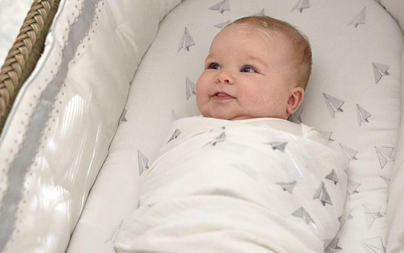 baby swaddles and muslin wraps pottery barn kids