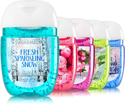 Bath and Body Works Snow Sparkle Shine 5-Pack Pocketbacs