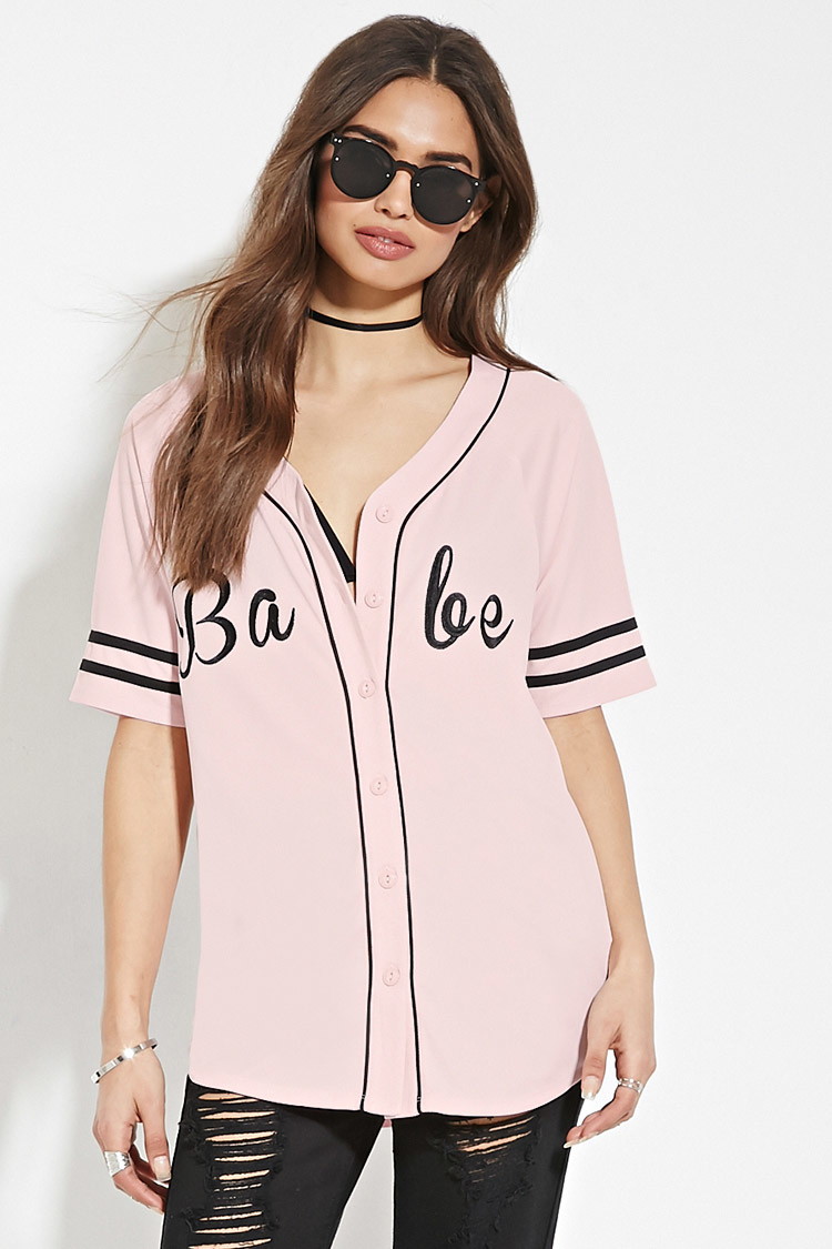 women's baseball jerseys forever 21