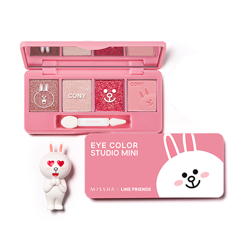 Missha x Line Friends Eye Color Studio Mini - Cony
