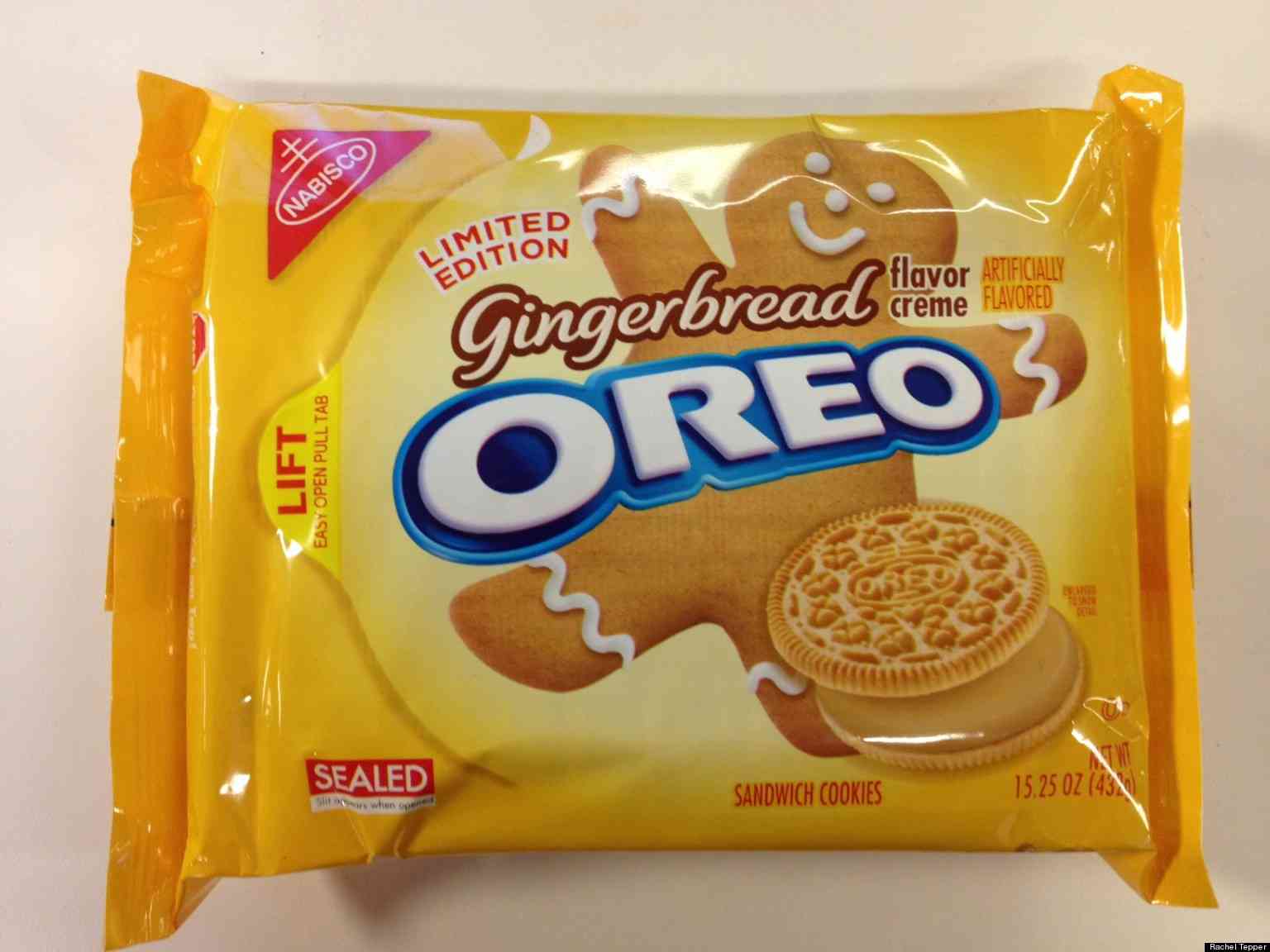 Nabisco Gingerbread Oreo cookies