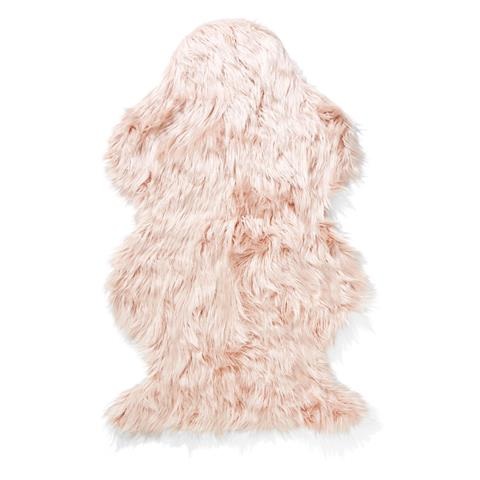 KMART - Pink wellington faux fur rug