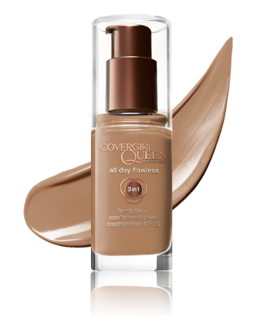 COVERGIRL QUEEN COLLECTION ALL DAY FLAWLESS FOUNDATION