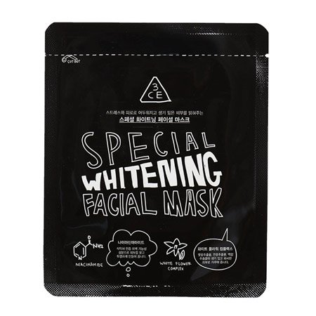 3CE SPECIAL WHITENING FACIAL MASK