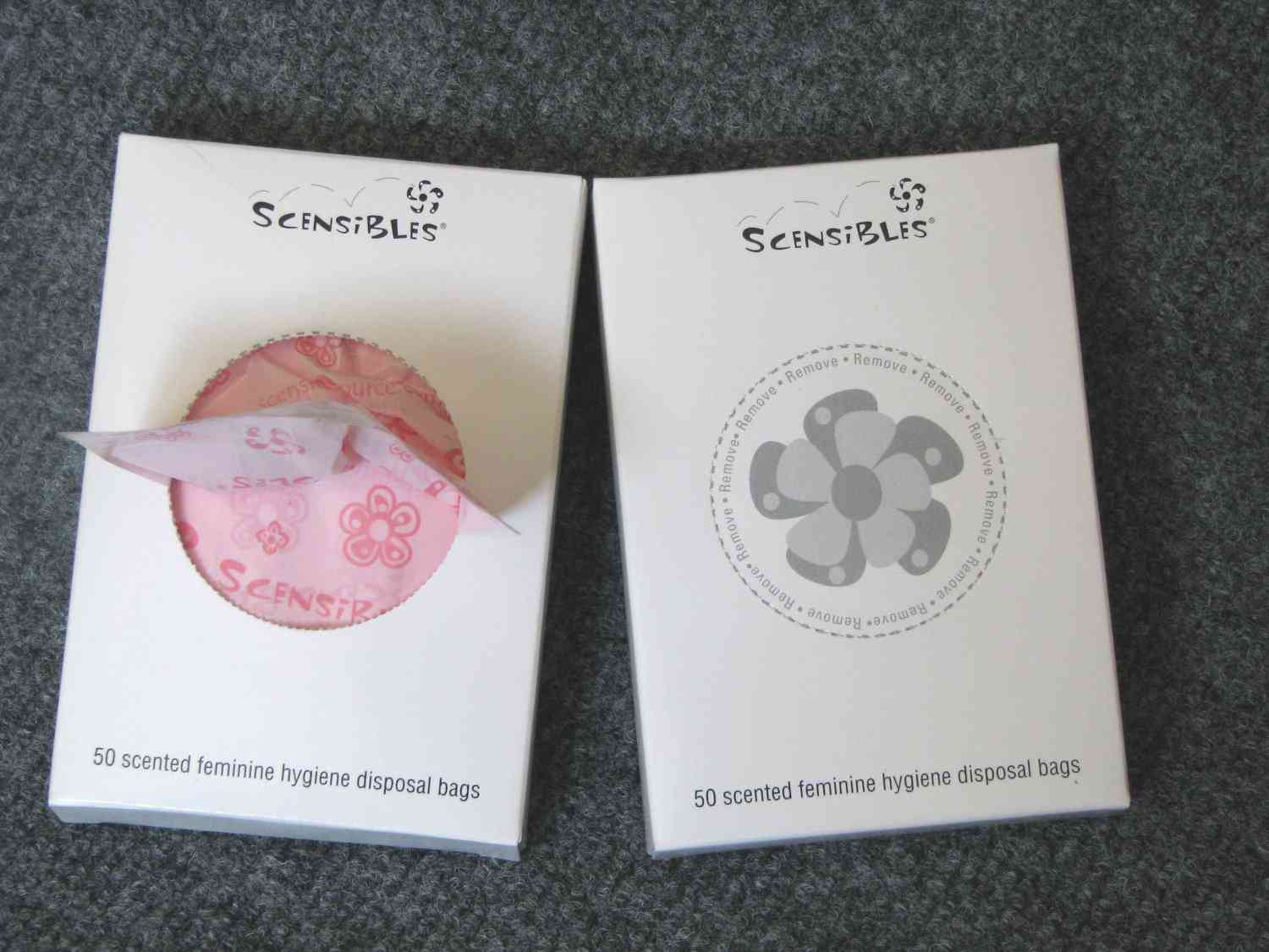 Scensibles Personal Disposal Bags for Sanitary Pads and Tampons