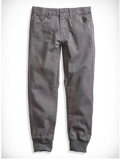 GUESS LITTLE BOY CUFFED SKINNY PANTS (2-7)