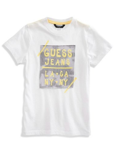 GUESS LONGLINE LOGO TEE (2-7)