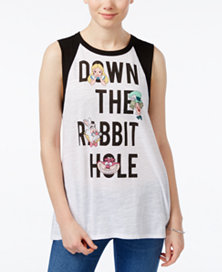 Freeze 24-7 Juniors' Down The Rabbit Hole Graphic Tank