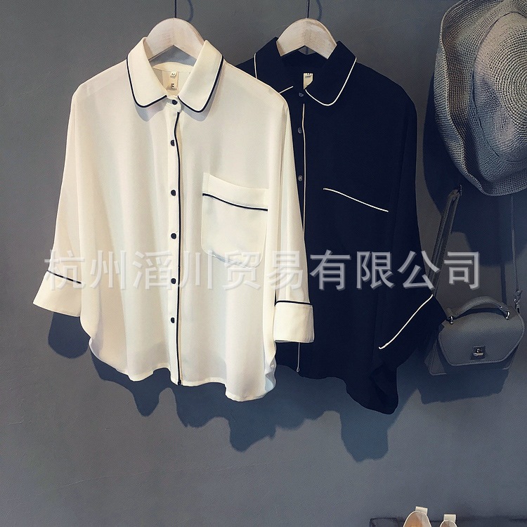 1688 chiffon shirt sleeve shirt