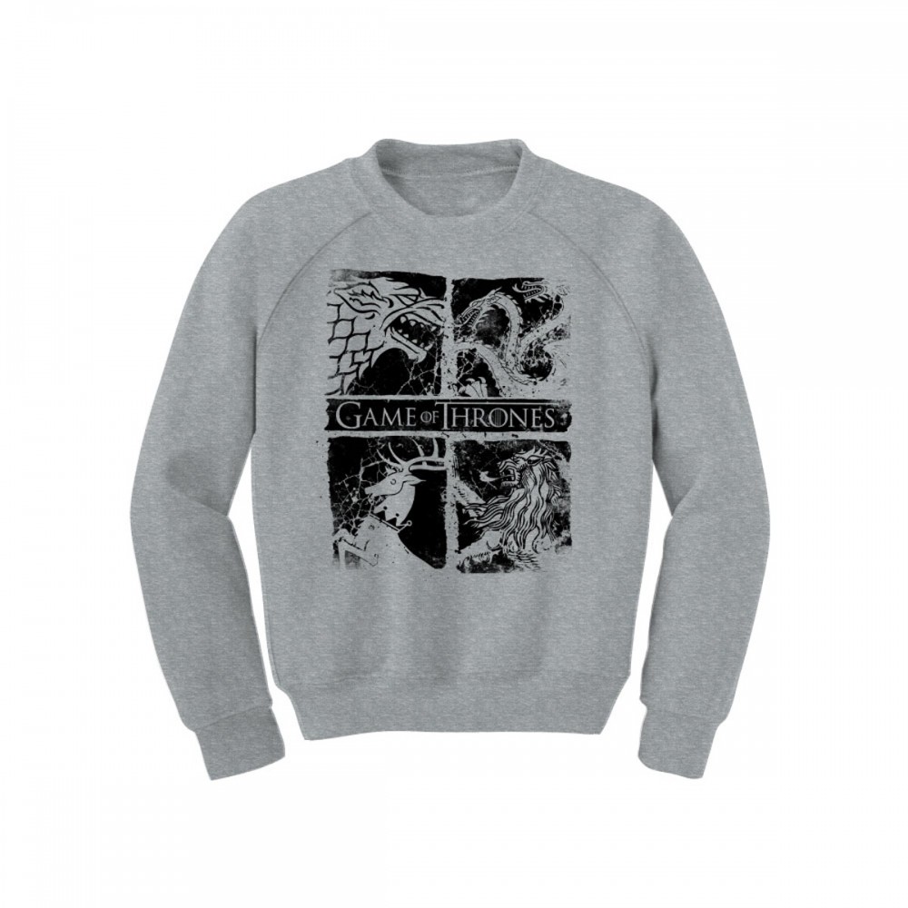 Game of Thrones Distressed Sigil Crew Sweater