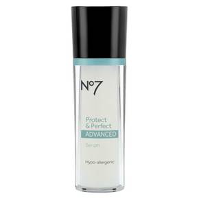 No7 Protect & Perfect Advanced Anti Aging Serum Bottle - 1 Fl Oz