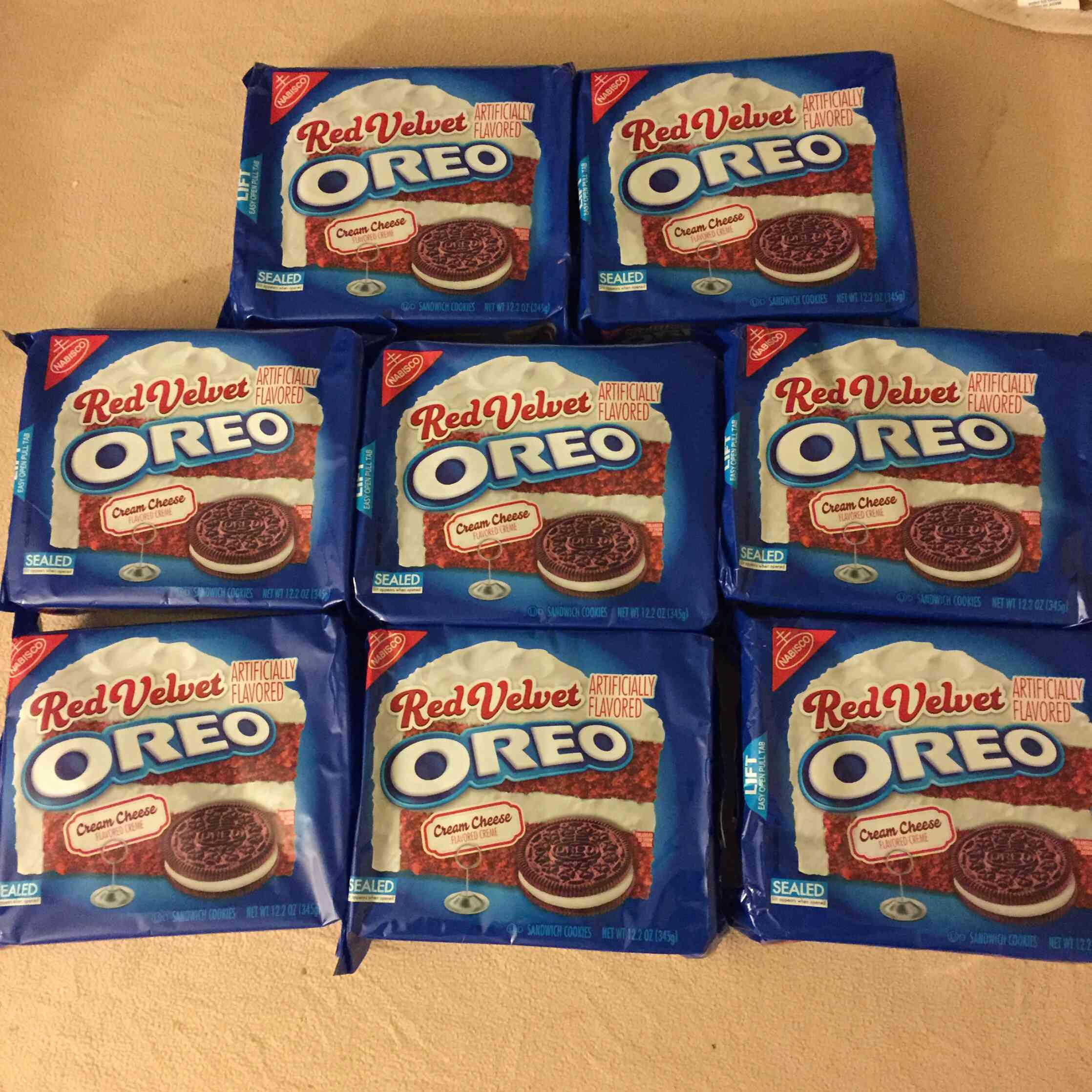 Oreo Red Velvet Sandwich Cookies 12.2 oz