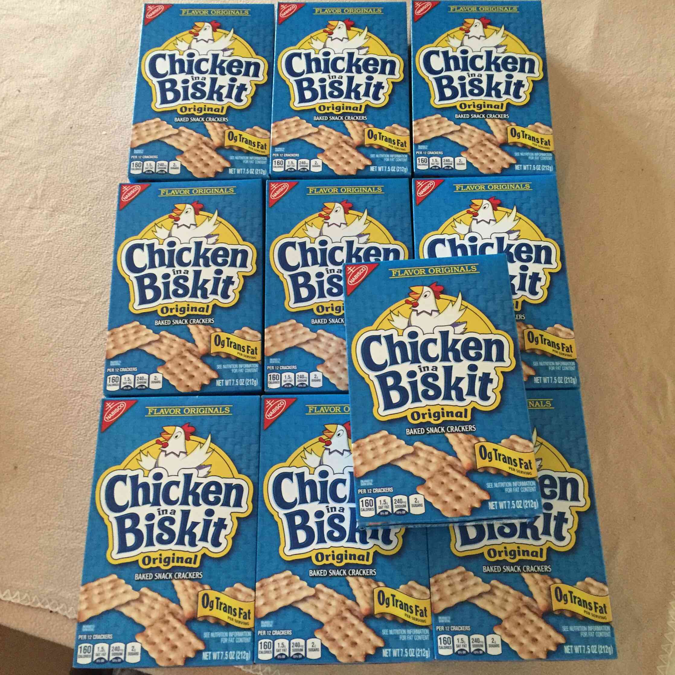 Nabisco Flavor Originals Chicken in a Biskit Original Baked Snack Crackers, 7.5 oz