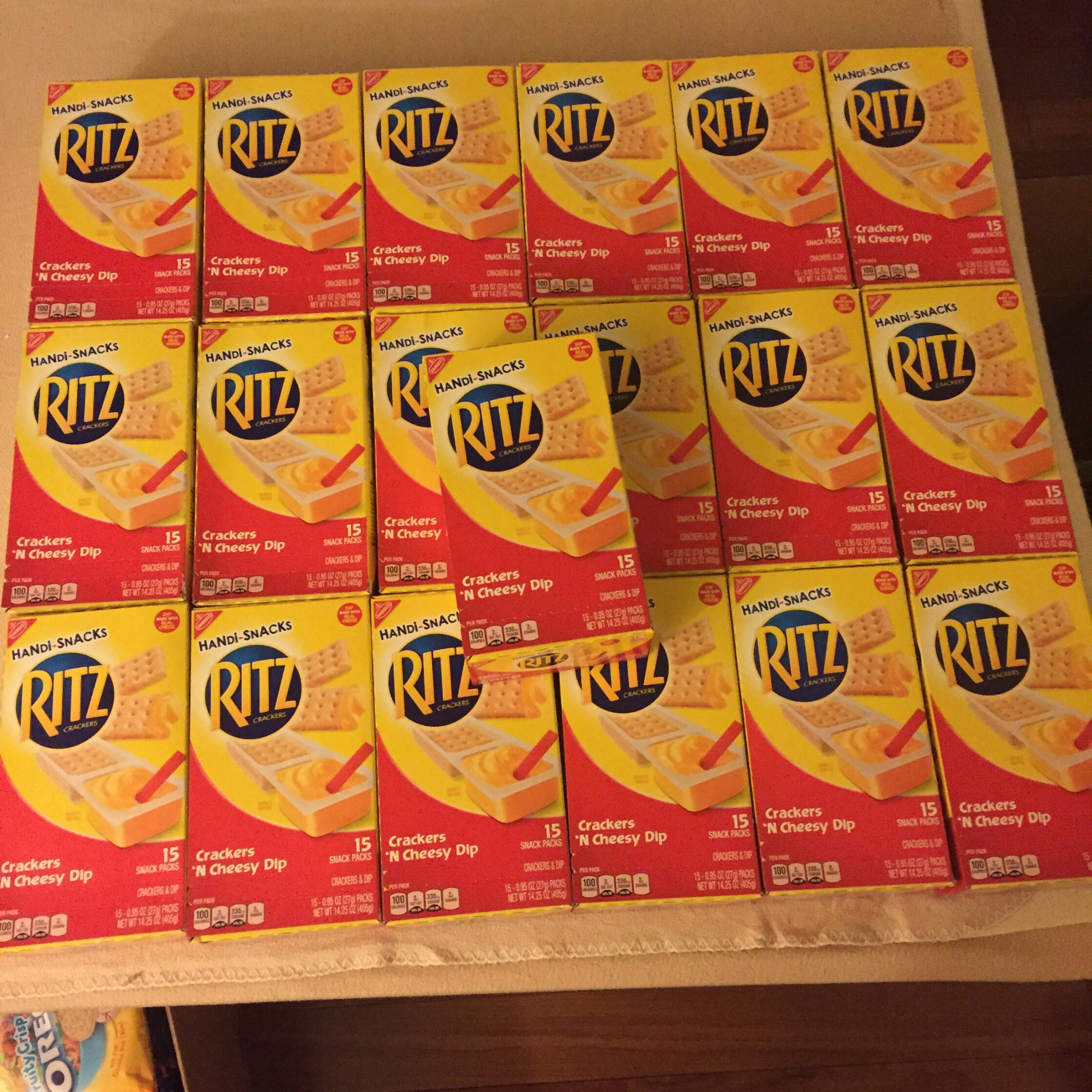 Nabisco Handi-Snacks Ritz Crackers n Cheese Dip, .95 oz, 15 count