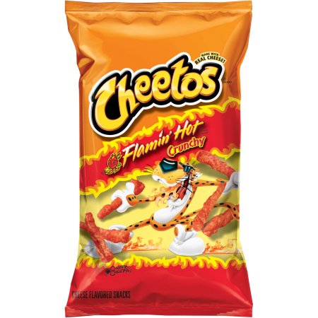 Cheetos Flamin' Hot Crunchy Cheese Flavored Snacks