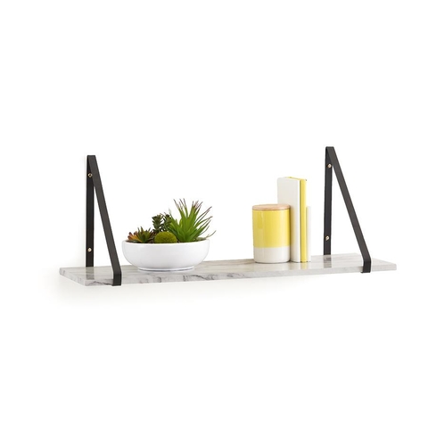 Marble Effect Wall Shelf