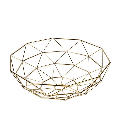 Brass Plated Fruit Bowl