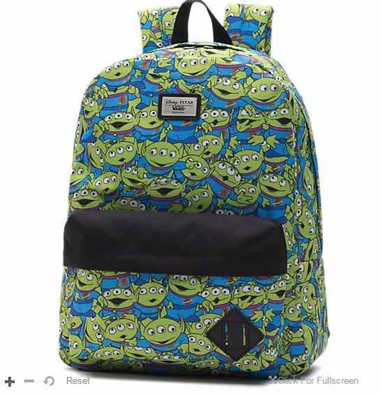 Toy Story Old Skool II Backpack Alien