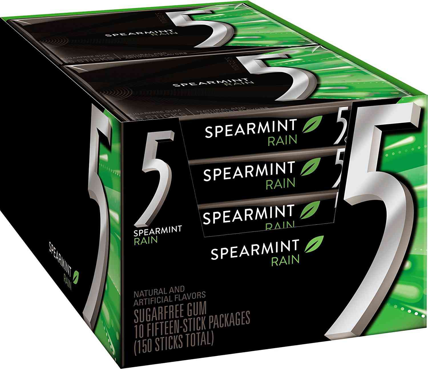 Five Sugar Free Gum, RainSpearmint