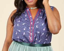 Modcloth Stylista au Soleil Sleeveless Top in Koi