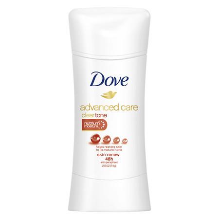 Dove Advanced Care Antiperspirant Deodorant Clear Tone Skin Renew