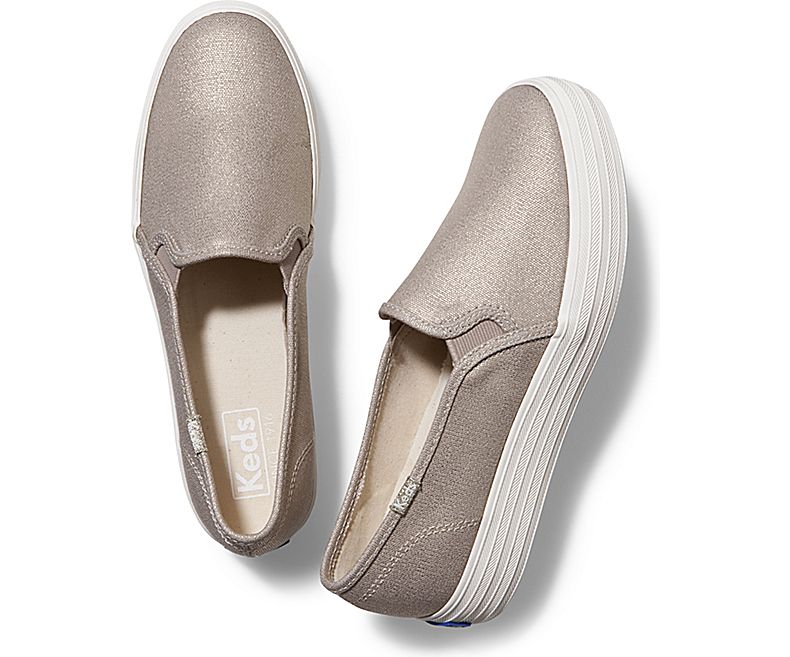 keds metallic triple decker