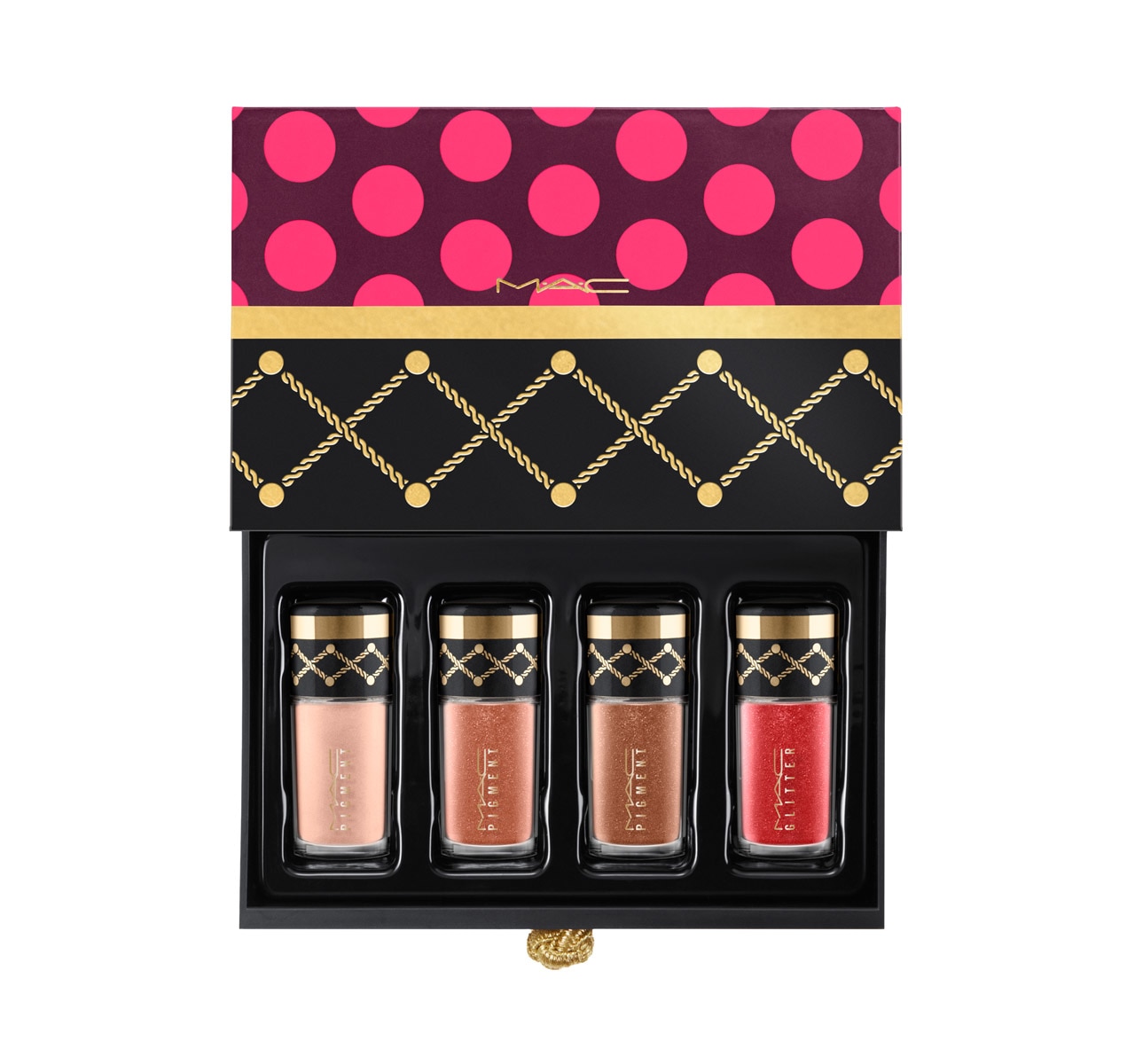 mac nutcracker sweet BRONZE pigment set
