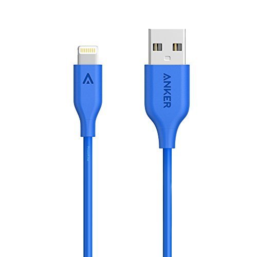 Anker PowerLine 3ft Apple MFi Certified Lightning Cable (BLUE)