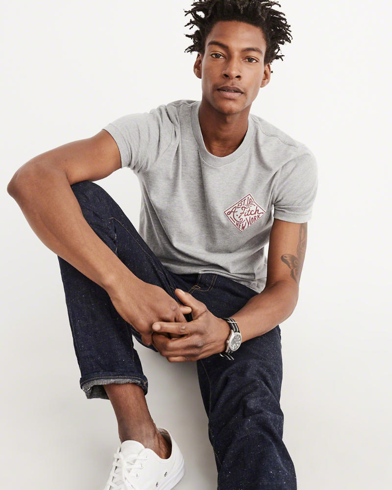 Abercrombie & Fitch Logo Graphic Tee