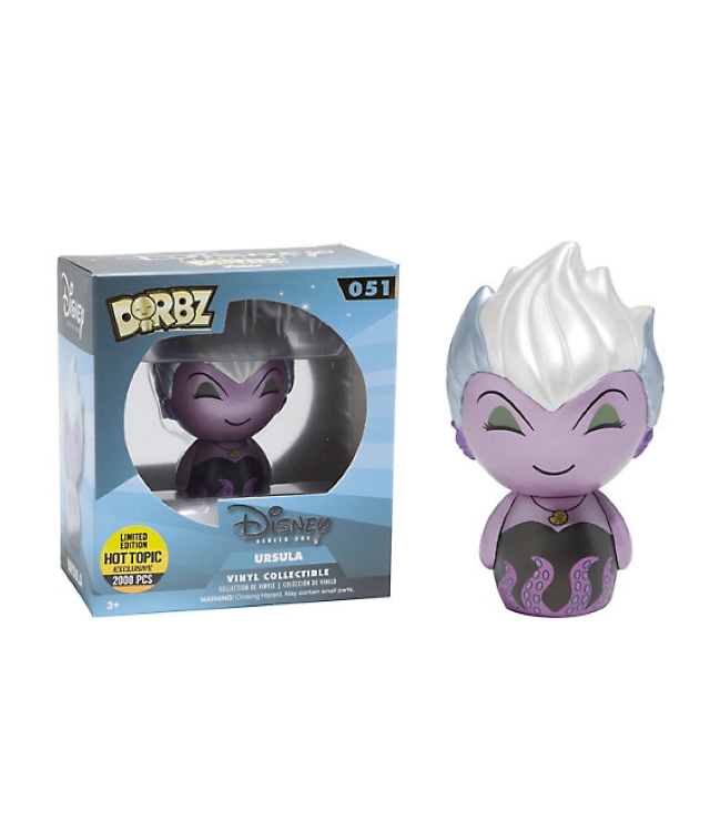 Hot topic exclusive Disney Ursula dorbz metallic