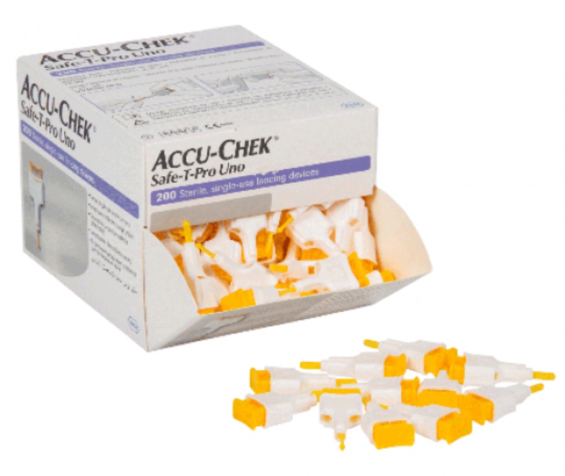 Accu-Chek Safe-T-Pro Uno Lancets