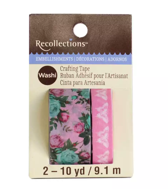 Pink Tea Party Print Washi Tape by Recollections