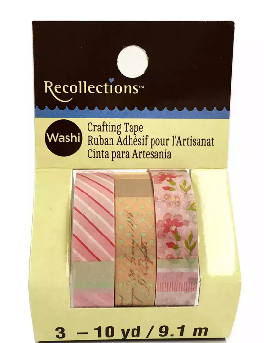 Pink Patchwork Washi Tape by Recollections