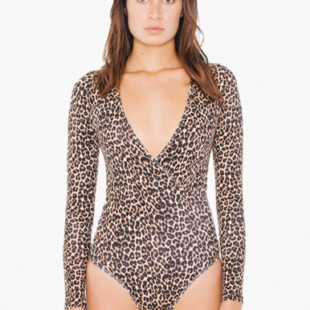 AA Printed Cotton Spandex Bodysuit