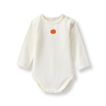 Janie and Jack Pumpkin Bodysuit