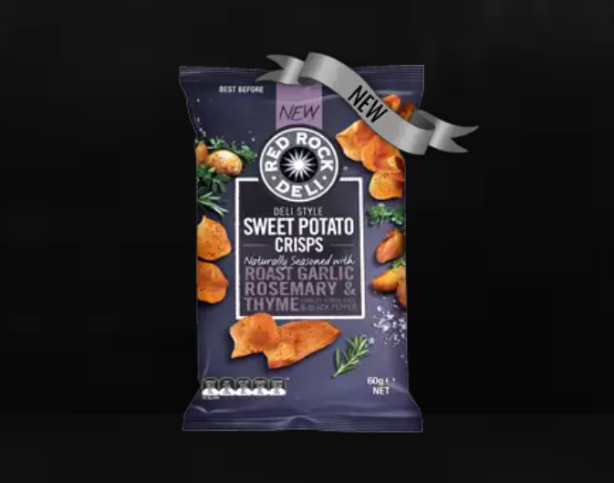 Red Rock Deli Sweet Potato Chips Roast Garlic Rosemary & Thyme
