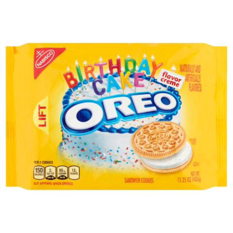 Oreo Golden Birthday Cake