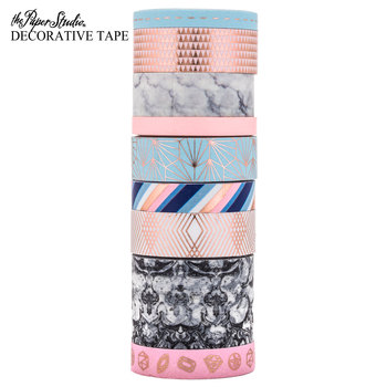 Rose Quartz & Serenity Washi Tape Tube