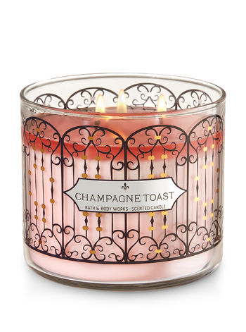 3-Wick Candle Champagne Toast