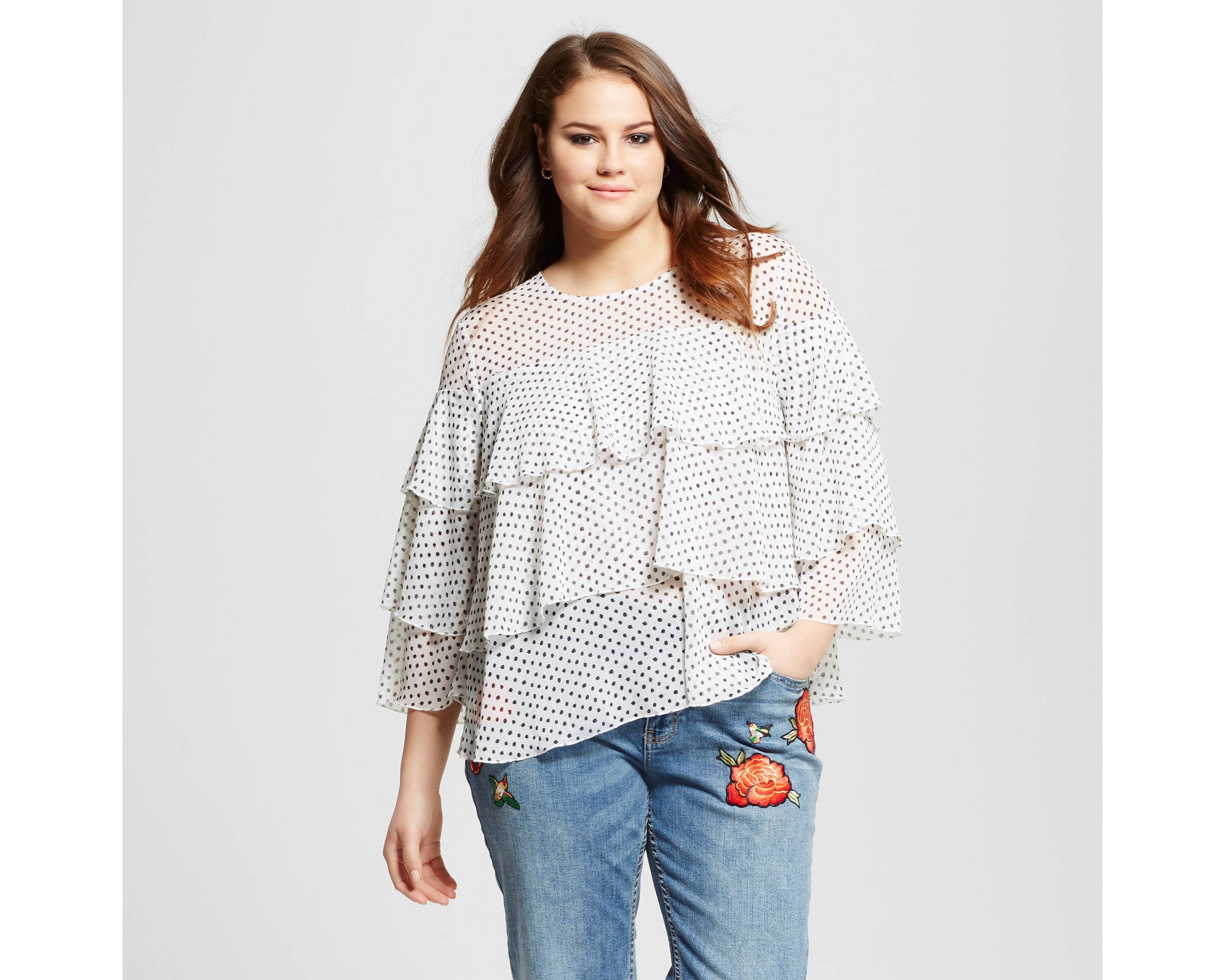 Layered Ruffle Blouse