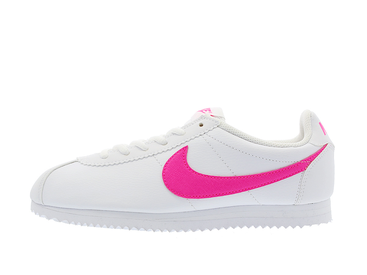 NIKE CORTEZ GS WHITE/PINK BLAST
