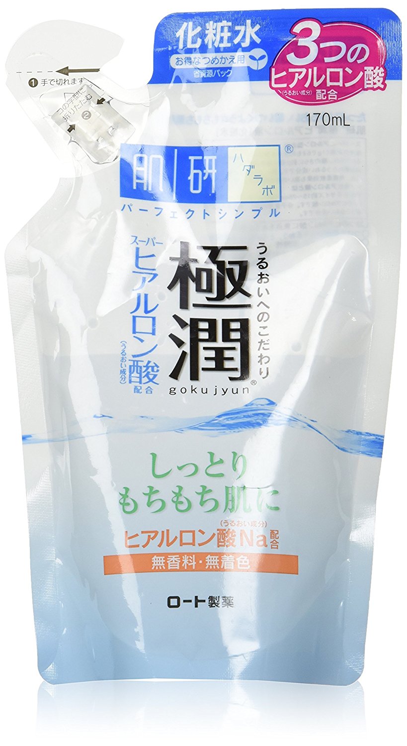 Hada Labo Goku-jun Hyaluronic Acid Light Lotion and Refill
