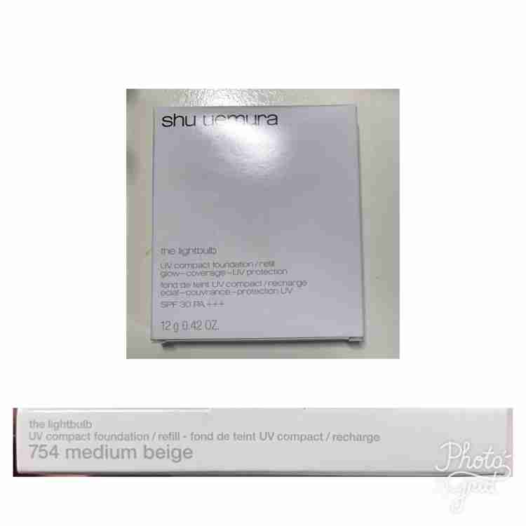 The Lightbulb UV Compact Foundation Refil 754 medium beige