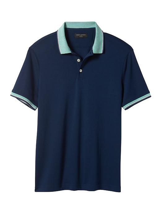Tipped Dress Polo