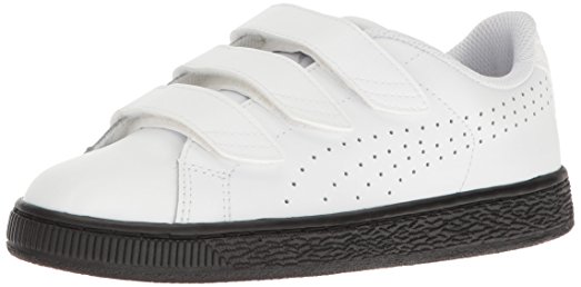 Kids' Basket Classic Velcro B&Wjr Sneaker