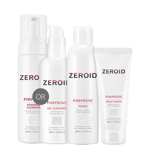 Zeroid Pimprove Cream/Cleanser/Toner Set